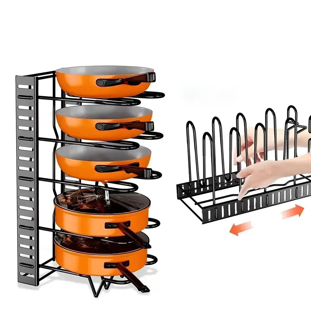 Organizador Rack para Panelas com 8 Camadas