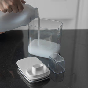 Kit 2 Dispenser Flow 1,5L e 2,3L Hermético Copo Medidor