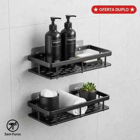 Prateleira de Banheiro Sem Furos Artique: Pague 1, Leve 2