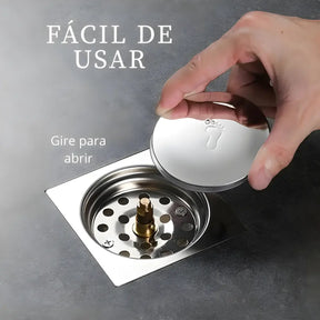 Ralo Click Inteligente 10x10 cm Inox