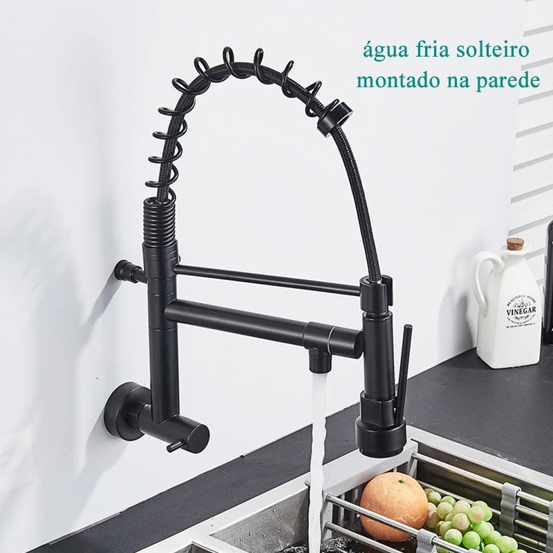 Torneira Cozinha Gourmet Montada na Parede